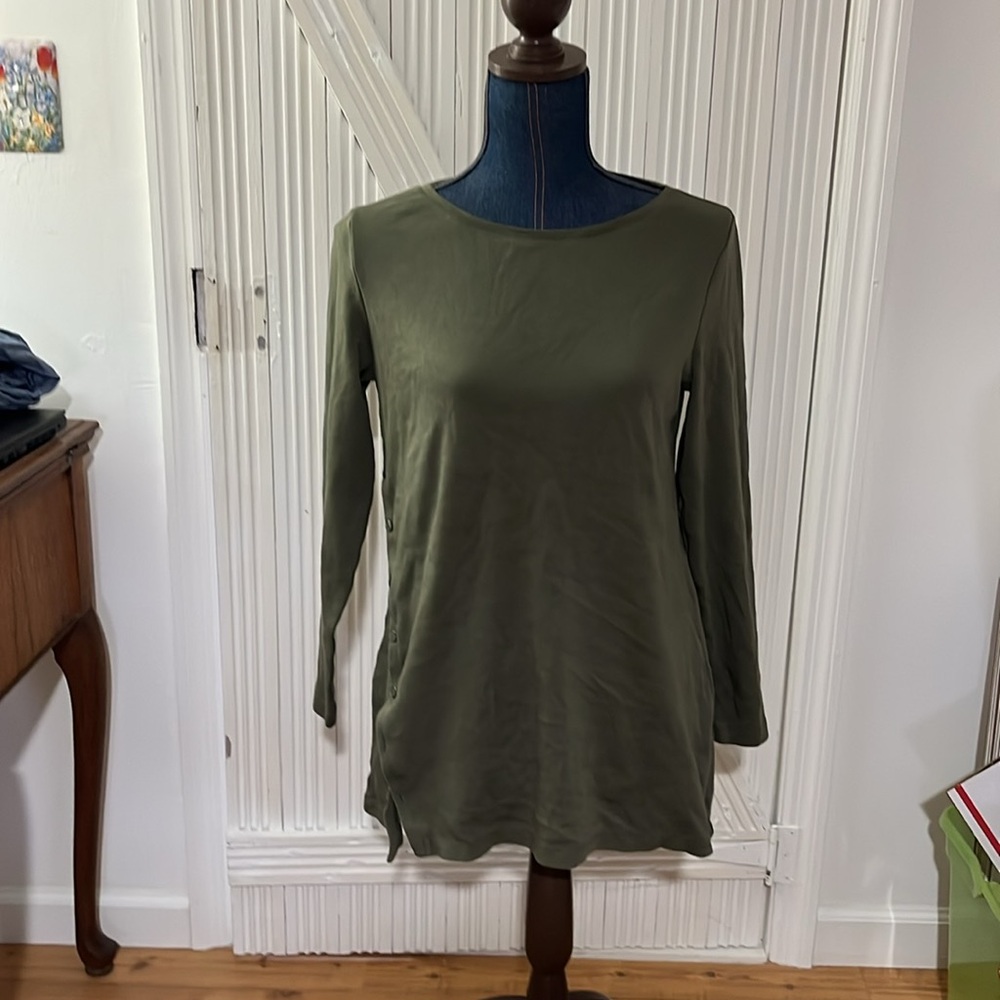 Chico’s size small forest green tunic
